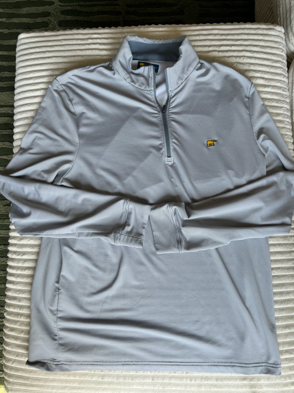Light Gray 1/4 Zip Pullover